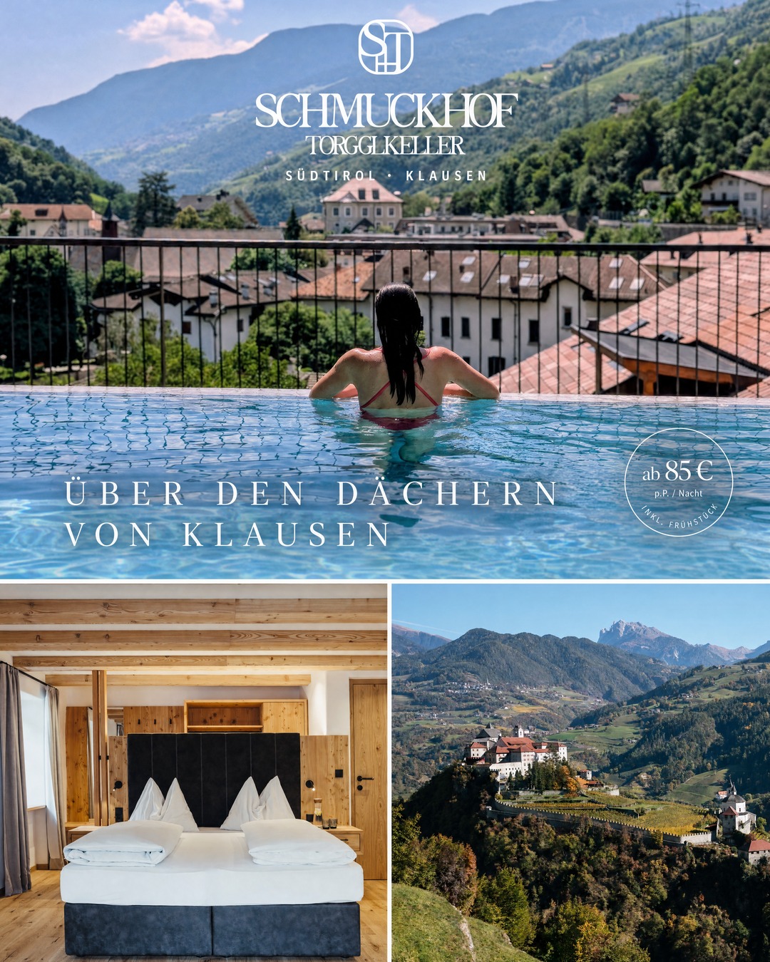 Infinity-Pool, Zimmer und Klausen mit Preis