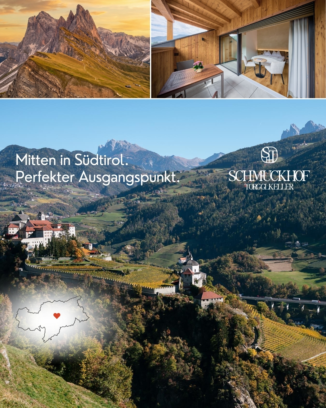 Klausen als Ausgangspunkt für Südtirol